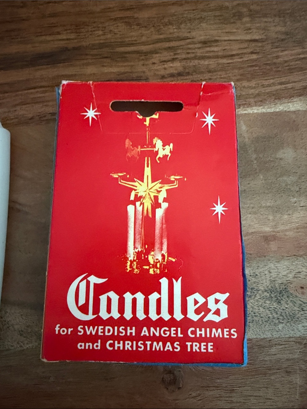 Swedish Angel Chimes Christmas Tree Candles - White Taper Set (10) and Box READ - Picture 2 of 5